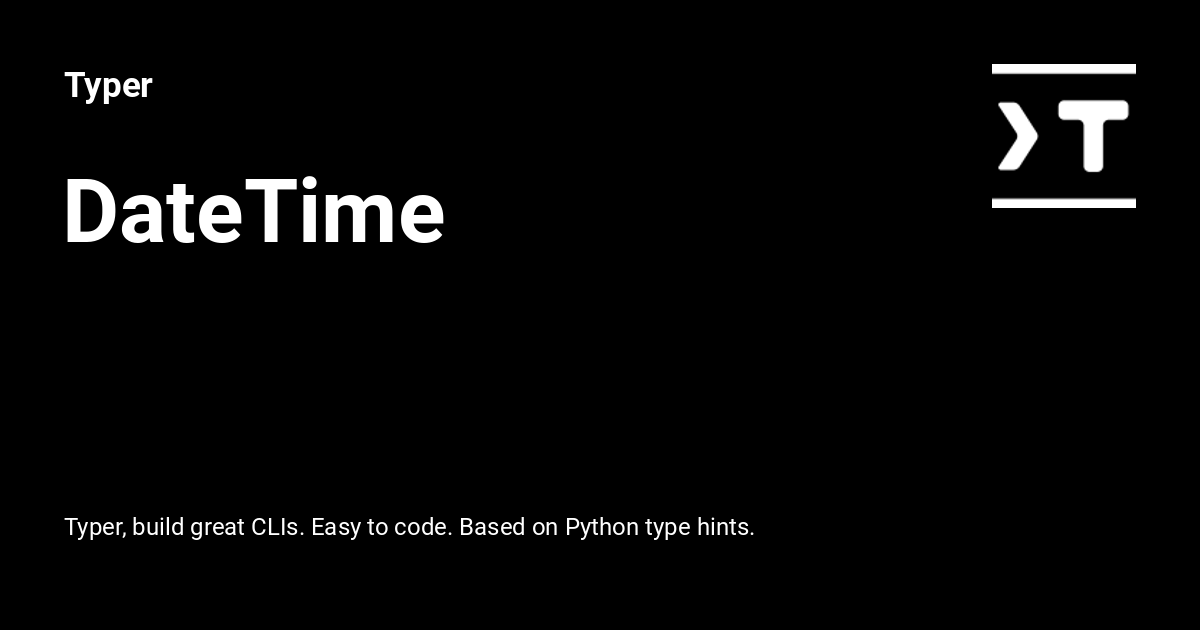 datetime-typer